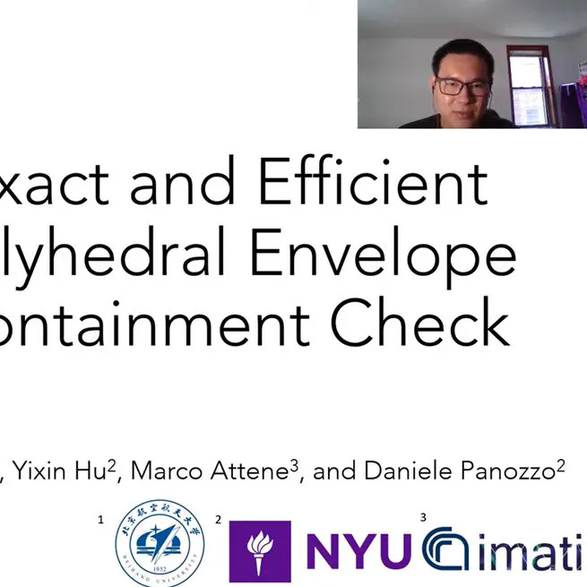 Exact and Efficient Polyhedral Envelope Containment Predicate