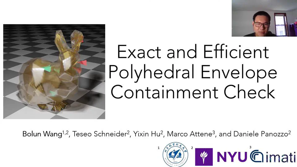 Exact and Efficient Polyhedral Envelope Containment Predicate