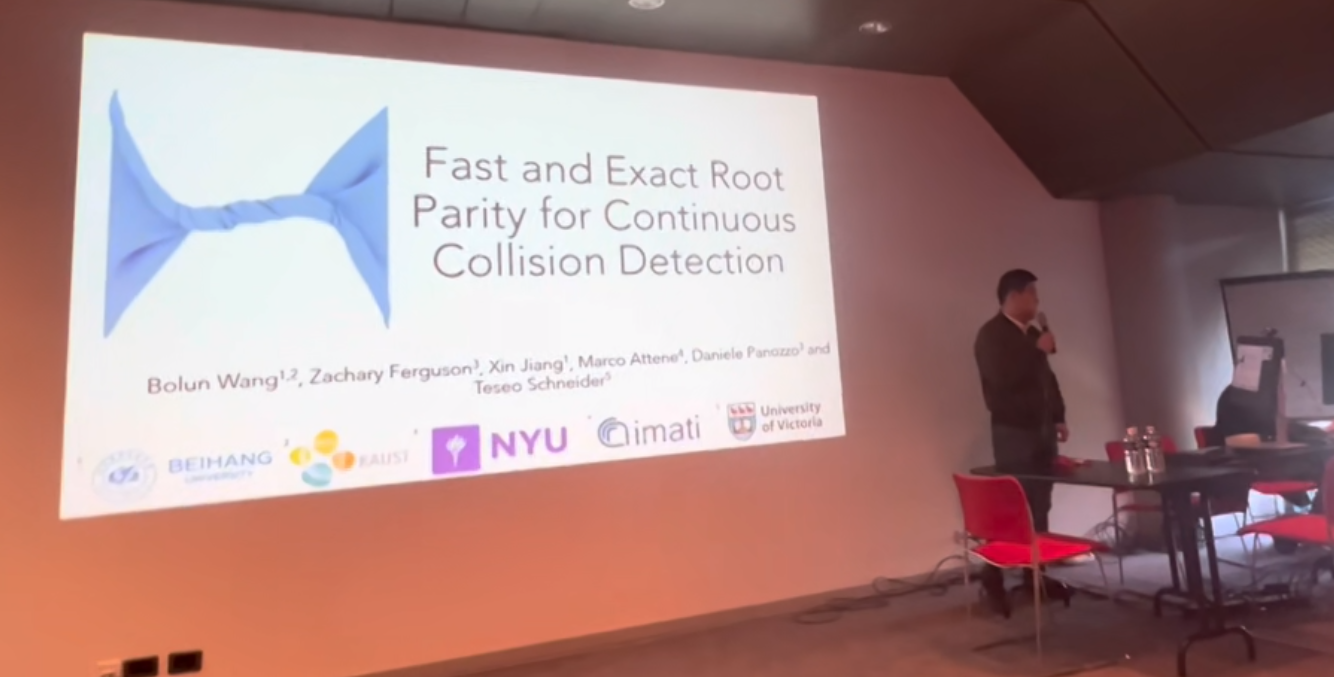 Fast and Exact Root Parity for Continuous Collision Detection | Bolun ...